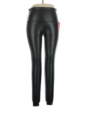 Spanx Black Leggings With Sporty Stripe Nwt 1x